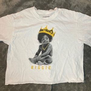 biggie smalls crop top